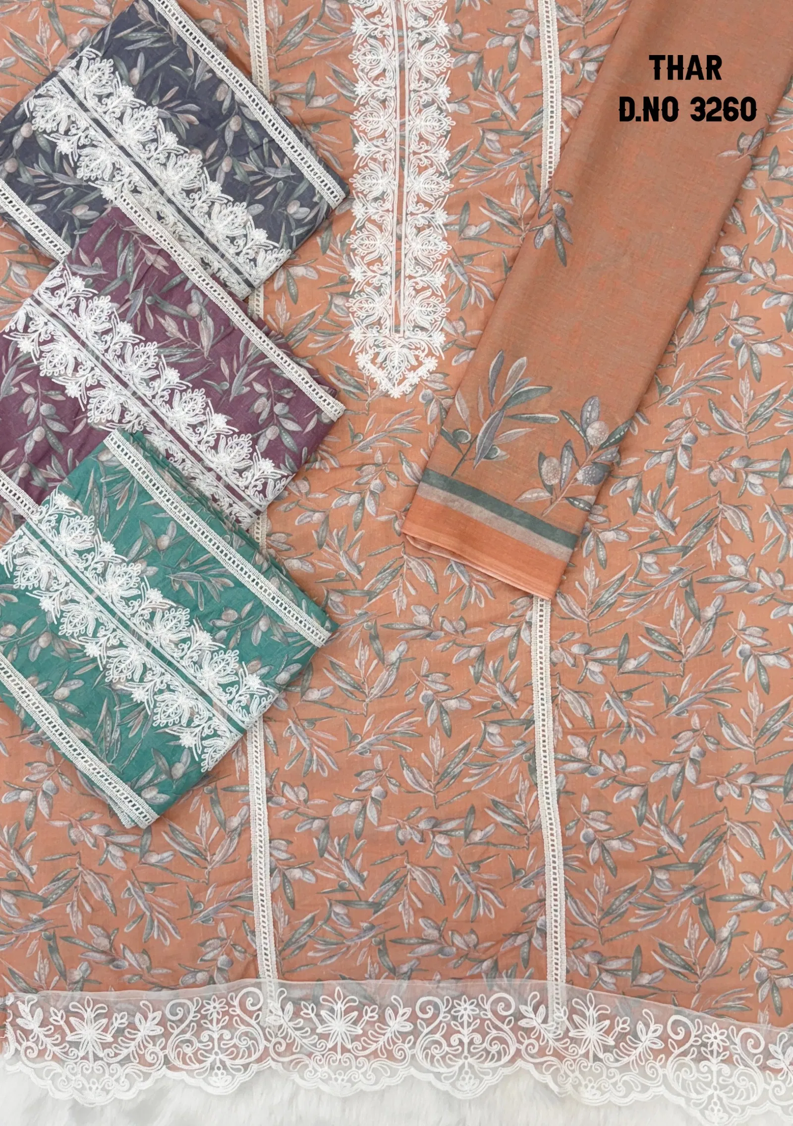 Thar 3260 By Bipson Cotton Printed Dress Material Wholesalers In Delhi